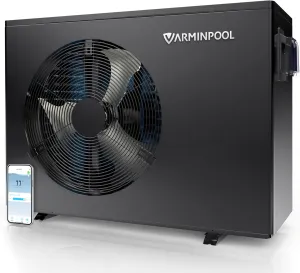 40000 BTU Pool Heat Pump for 13,000 Gallons Above Ground Swimming Pool, Features WiFi Remote Control Via App, Electric Pool Heater, Smart Inverter, Titanium Heat Exchanger, 220V