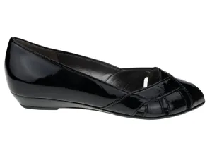 '61.626.97'women's summer pump - Black patent