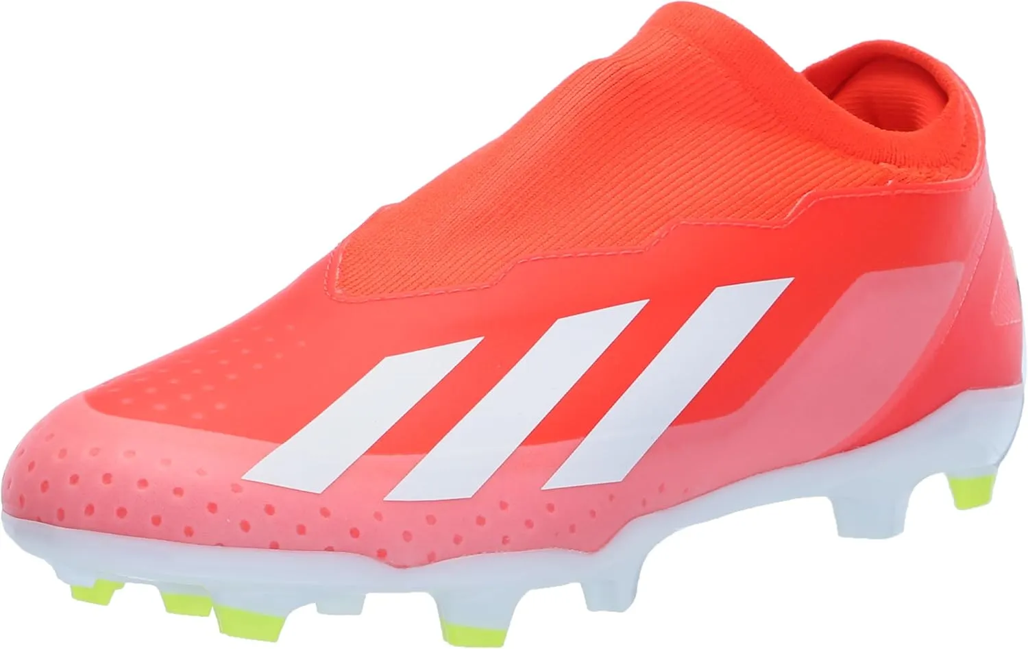 adidas Unisex-Adult X Crazyfast League Laceless Firm Ground Sneaker