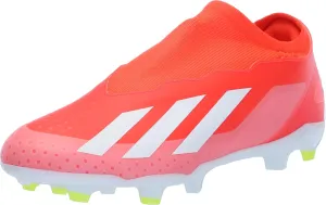 adidas Unisex-Adult X Crazyfast League Laceless Firm Ground Sneaker
