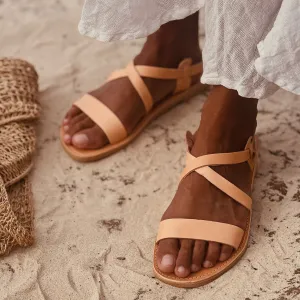 Athena Sandal- Naturale