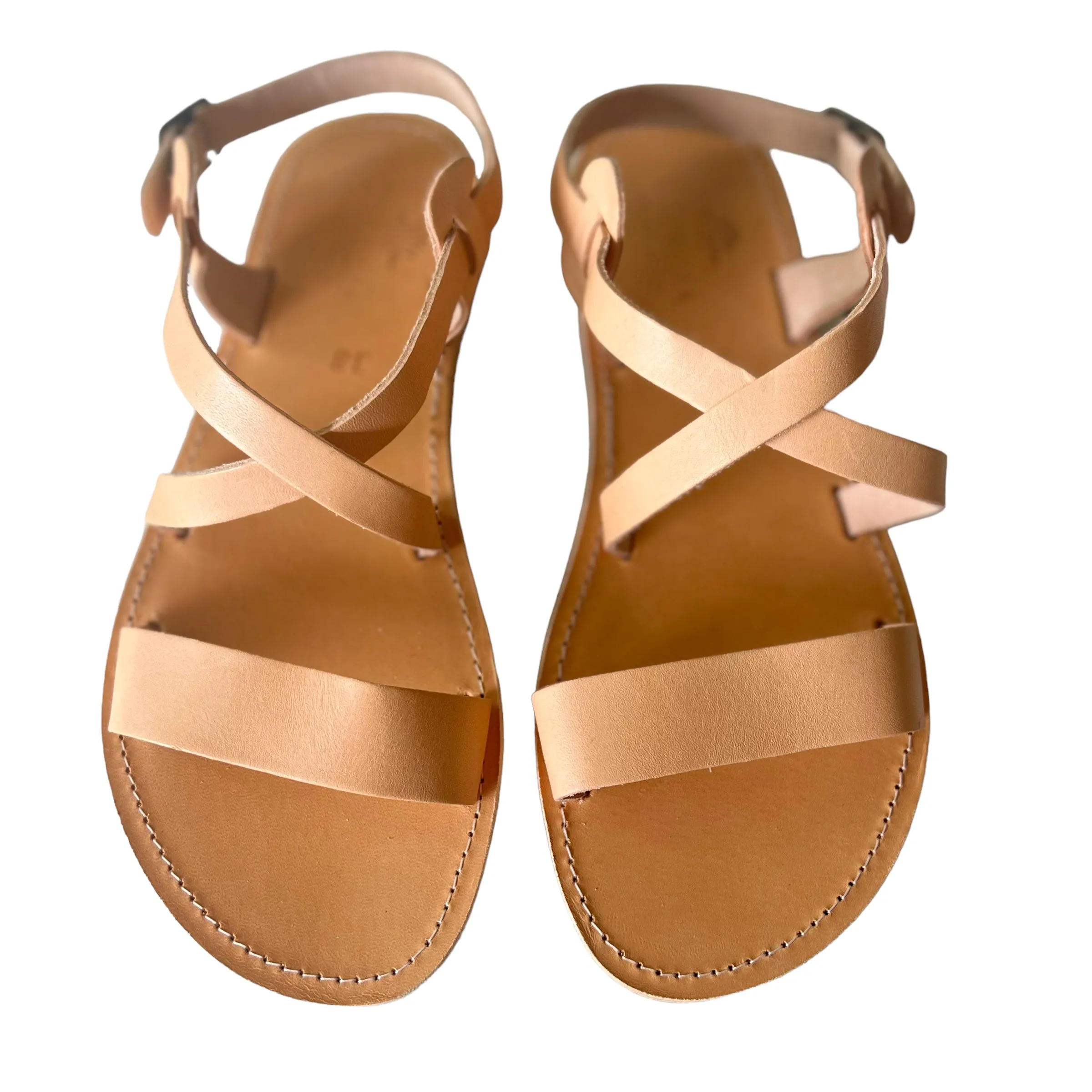 Athena Sandal- Naturale