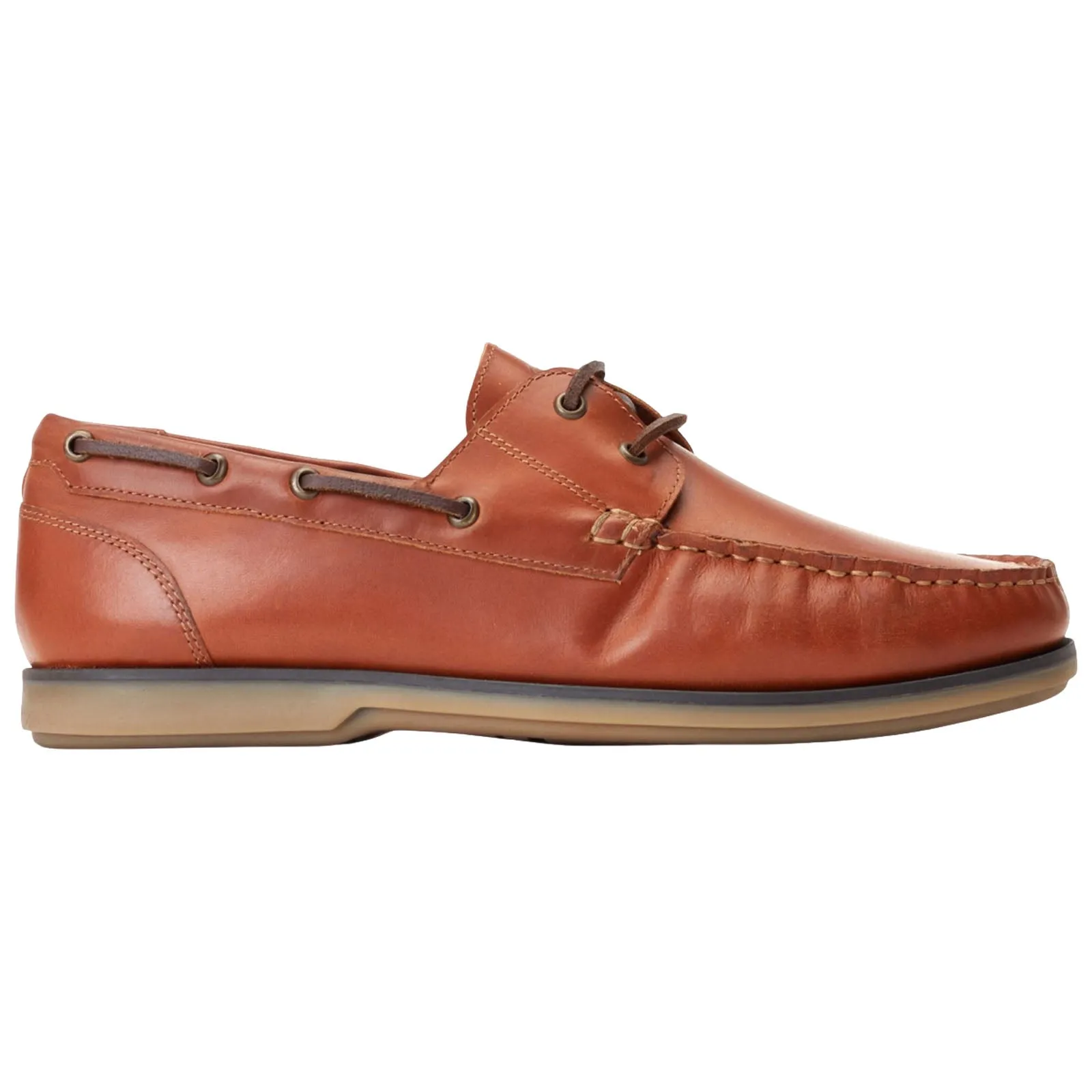 Base London Mens Stern Boat Shoes