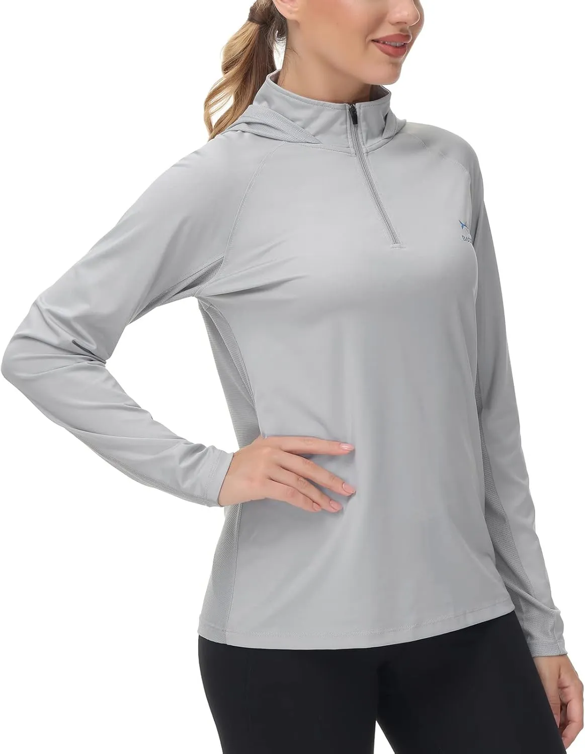 BASSDASH Women’s UPF 50  Performance Hoodie Long Sleeve UV Fishing Hiking Shirt