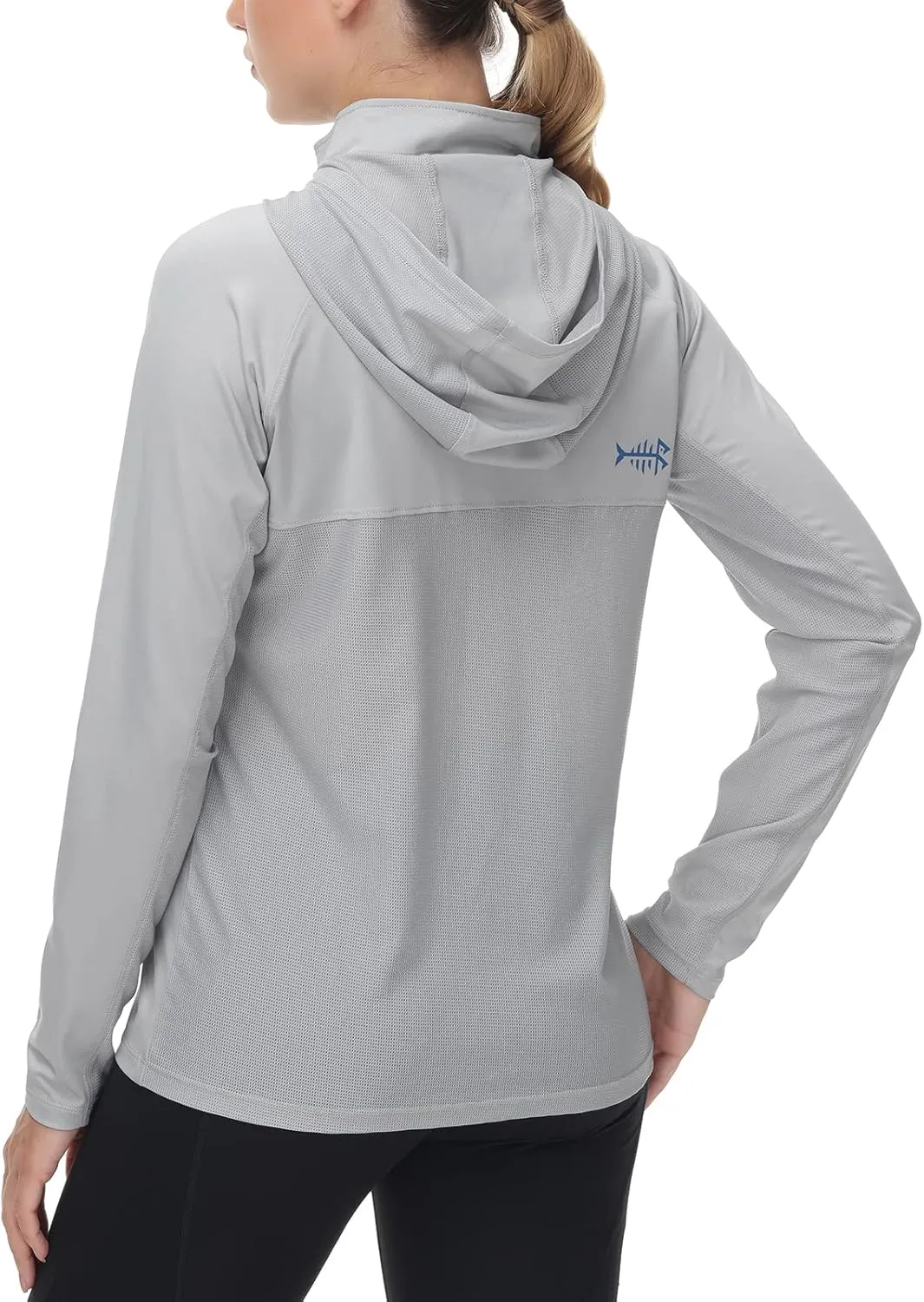 BASSDASH Women’s UPF 50  Performance Hoodie Long Sleeve UV Fishing Hiking Shirt