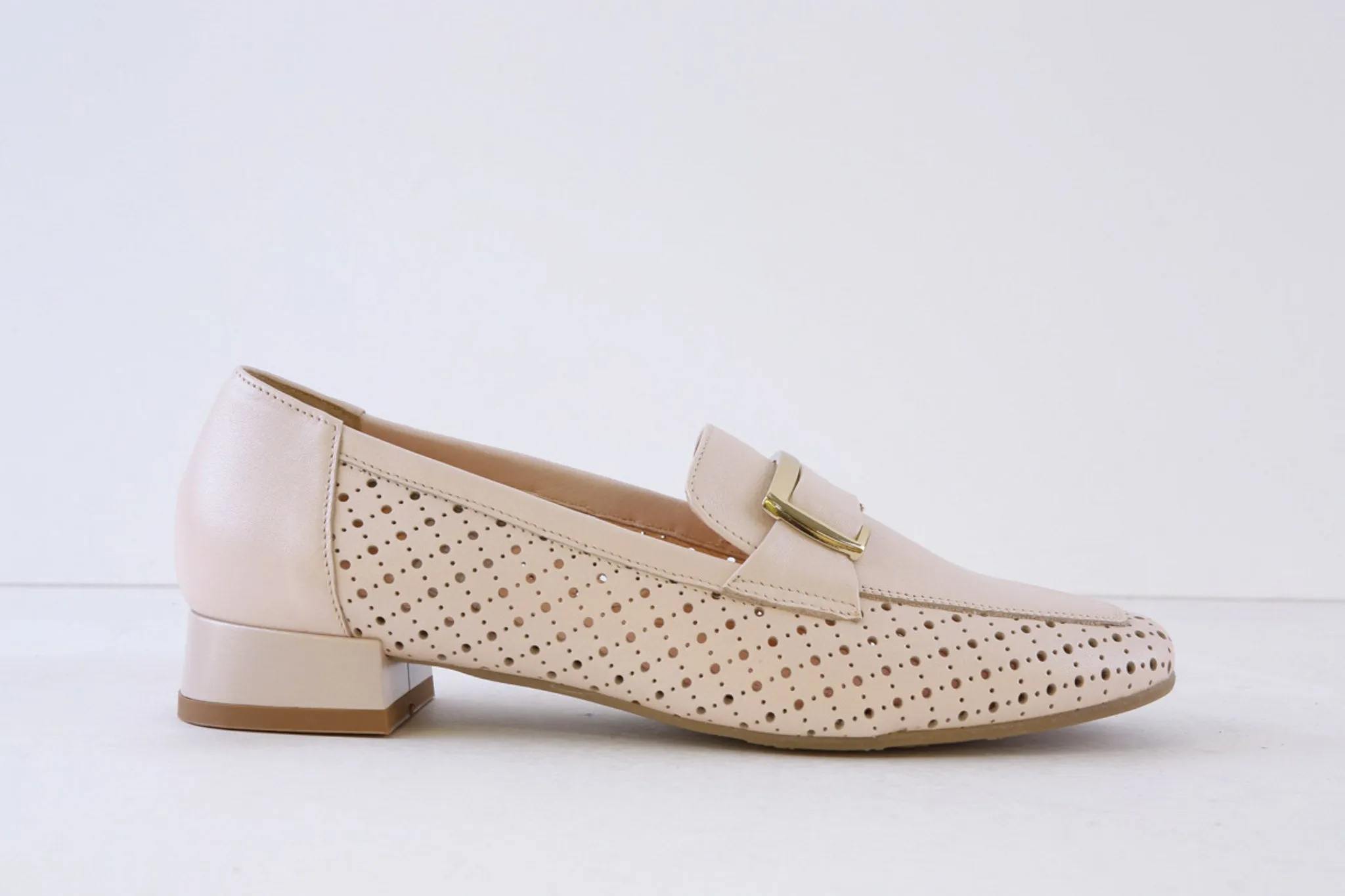 BIOECO - 6537/2473 LOAFER - NUDE LEATHER