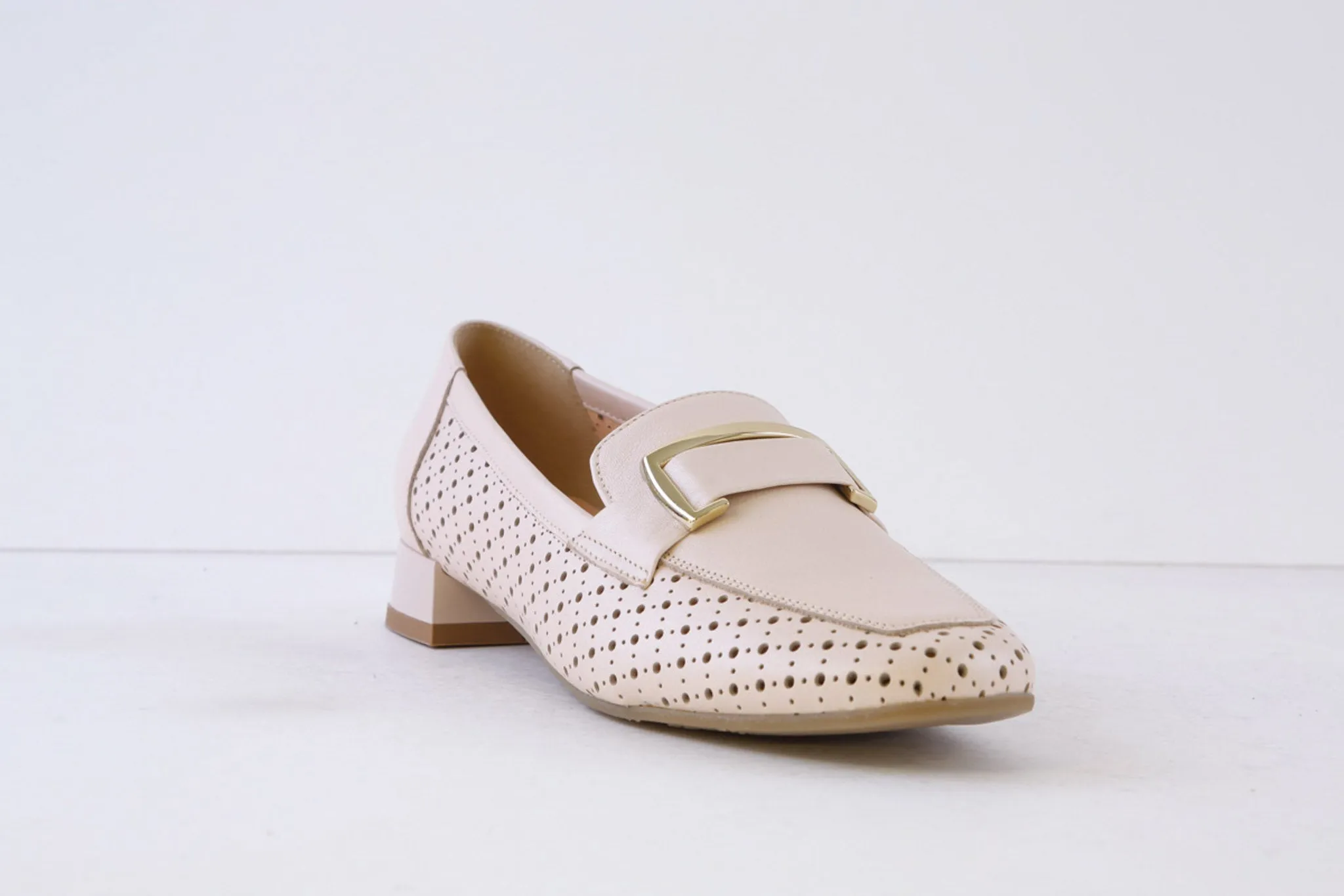 BIOECO - 6537/2473 LOAFER - NUDE LEATHER