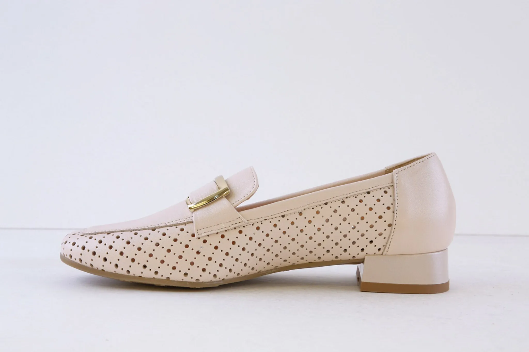 BIOECO - 6537/2473 LOAFER - NUDE LEATHER