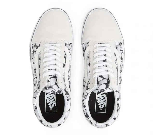 BLACK VANS OLD | WHITE (BUTTERFLY) Early bird pricing TRUE SKOOL | Custom design