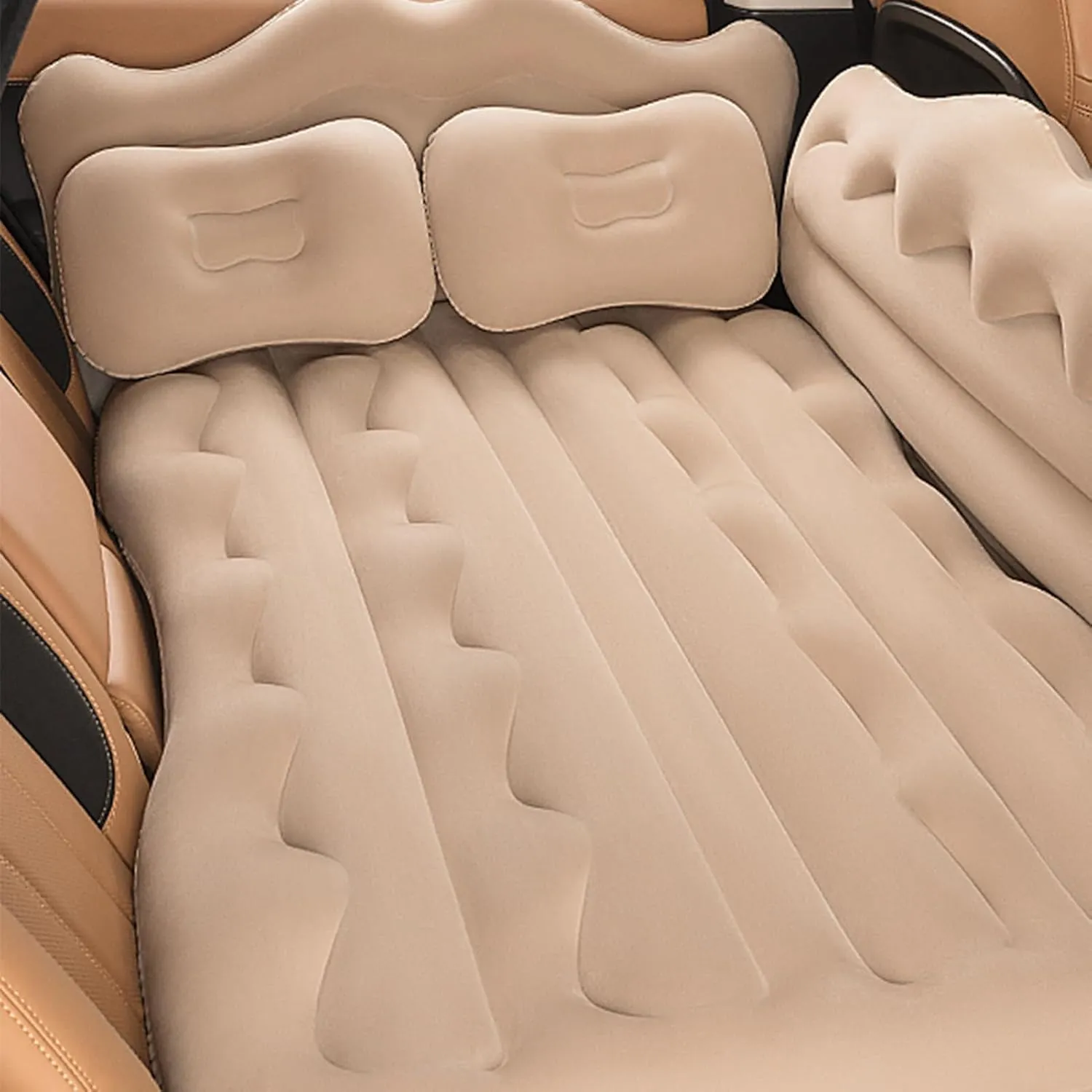 Car Air Mattress for Honda CRV 2017 2018 2019 2020 2021 Thickened Durable Car Camping Air Mattress Bed with Air Pump Inflatable Sleeping Mat,B
