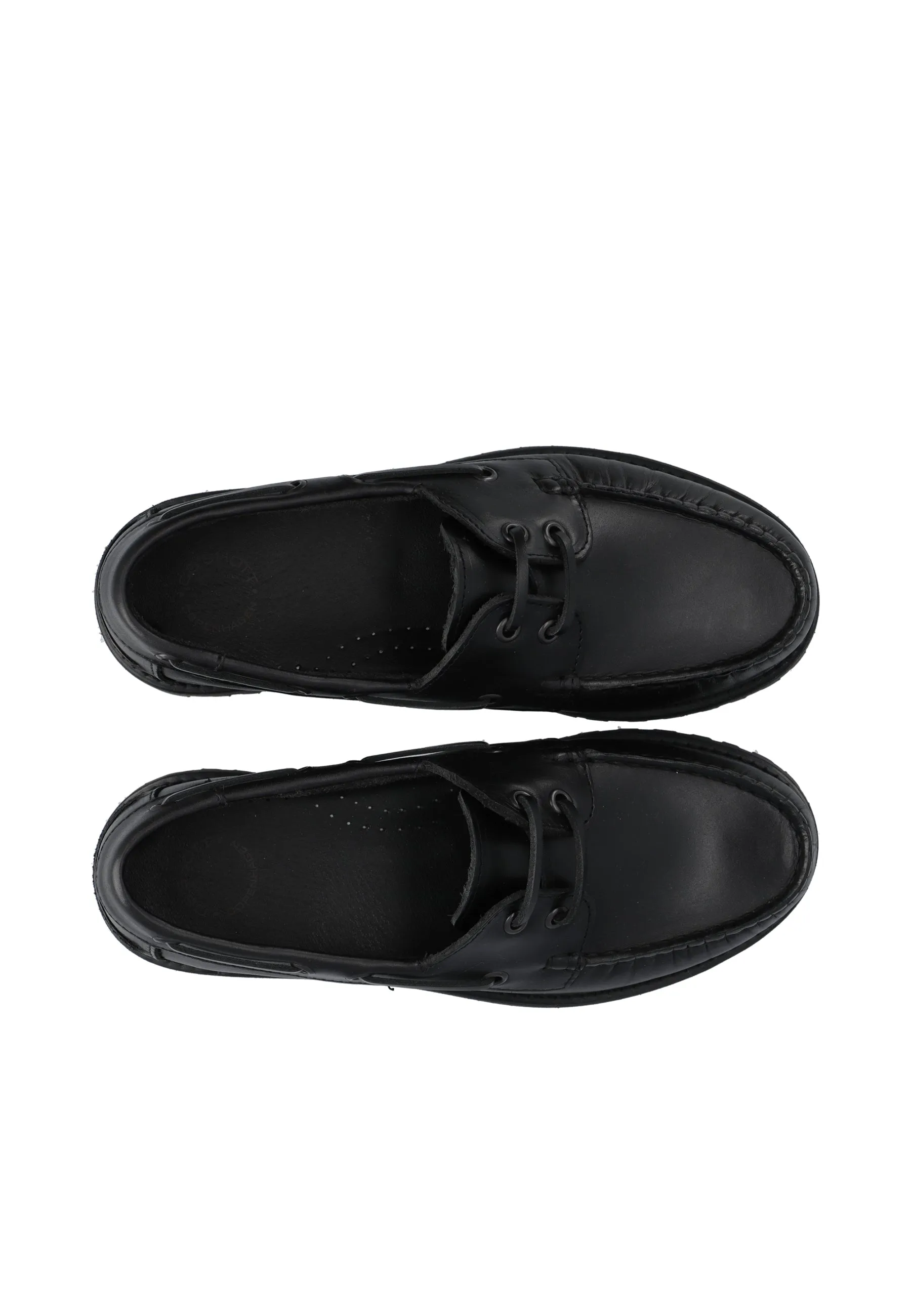CASLENA BOAT SHOE - Black/Black