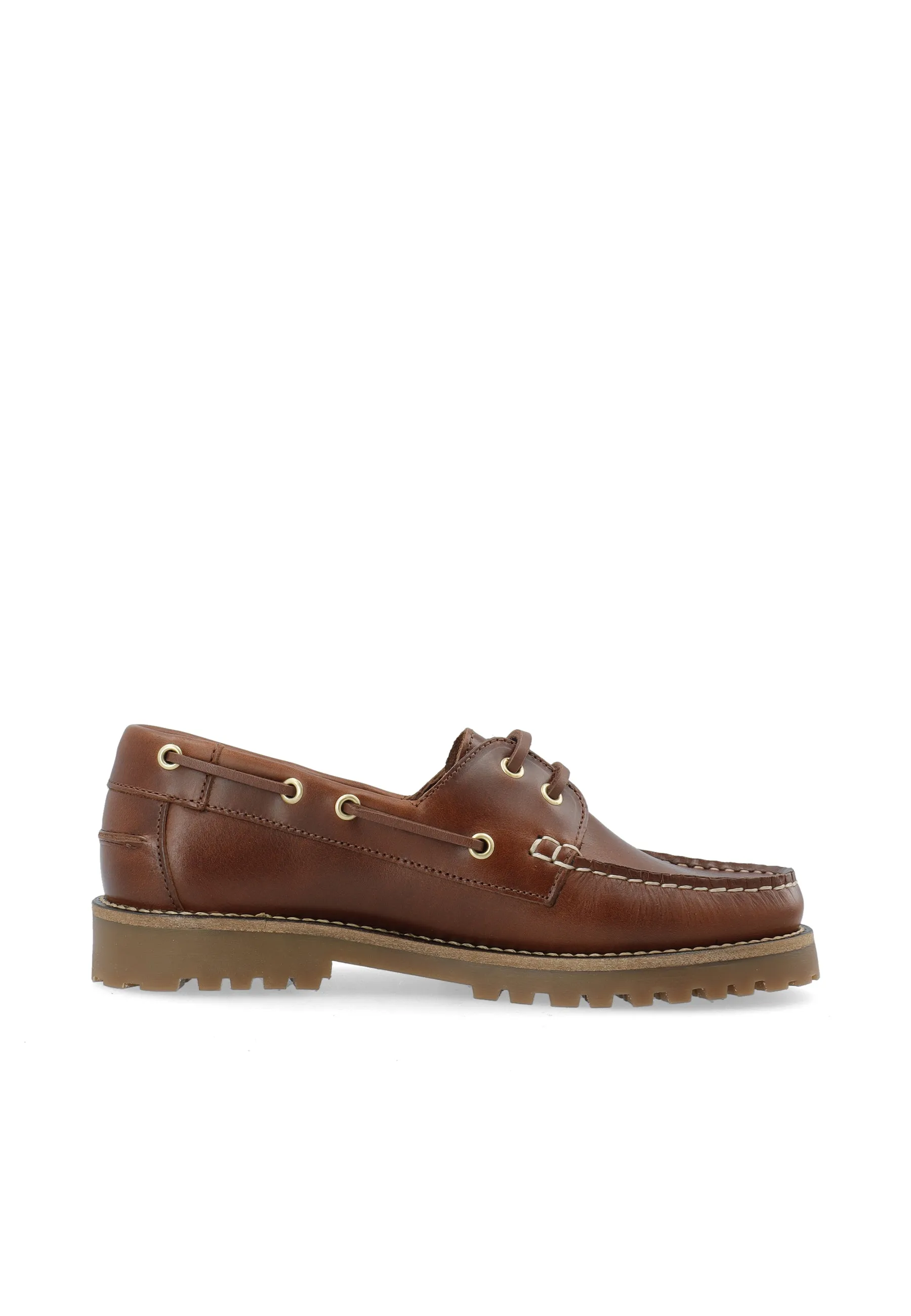 CASLENA BOAT SHOE - Dark Brown