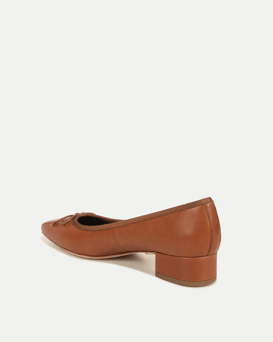 Cecile Leather Ballet Pump