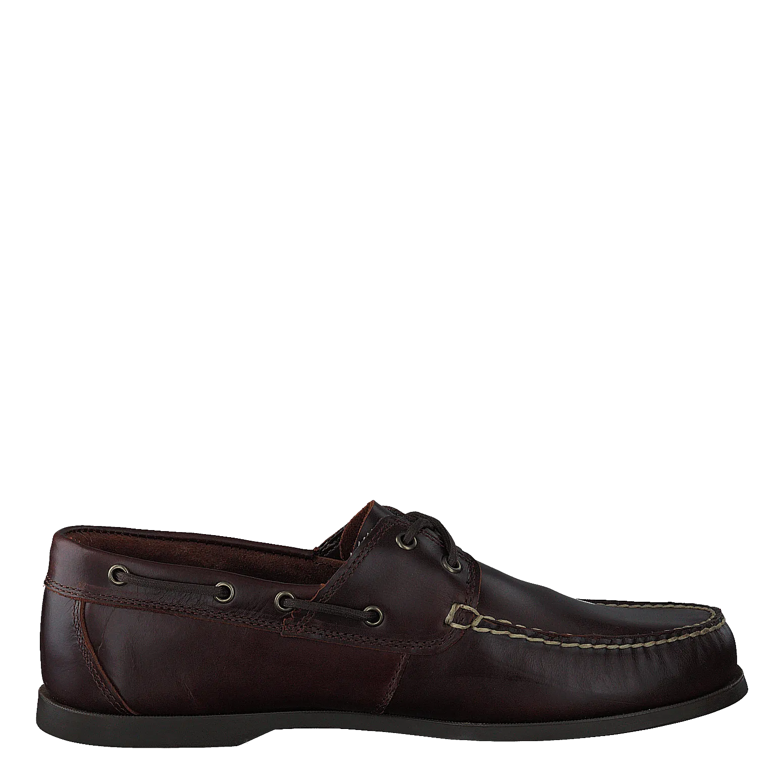 Cedar Bay Boat Shoe Dk Brown Full Grain