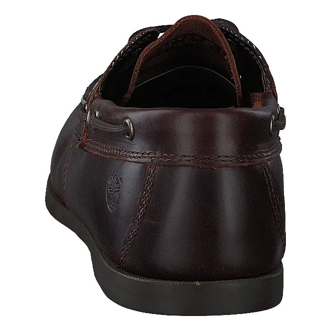 Cedar Bay Boat Shoe Dk Brown Full Grain