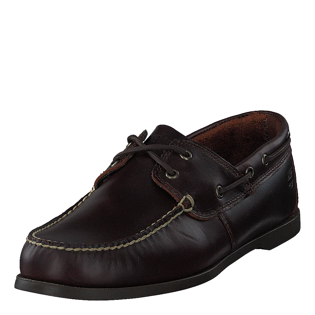Cedar Bay Boat Shoe Dk Brown Full Grain