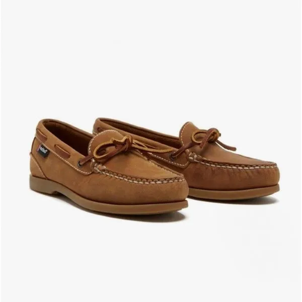 Chatham OLIVIA G2 Womens Boat Shoes Walnut/Seahorse