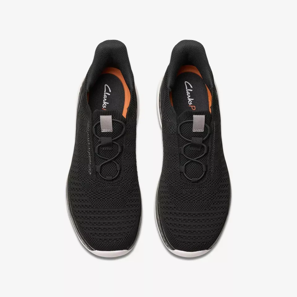 Clarks Men's ClarksPro Lo Black Knit 26181626