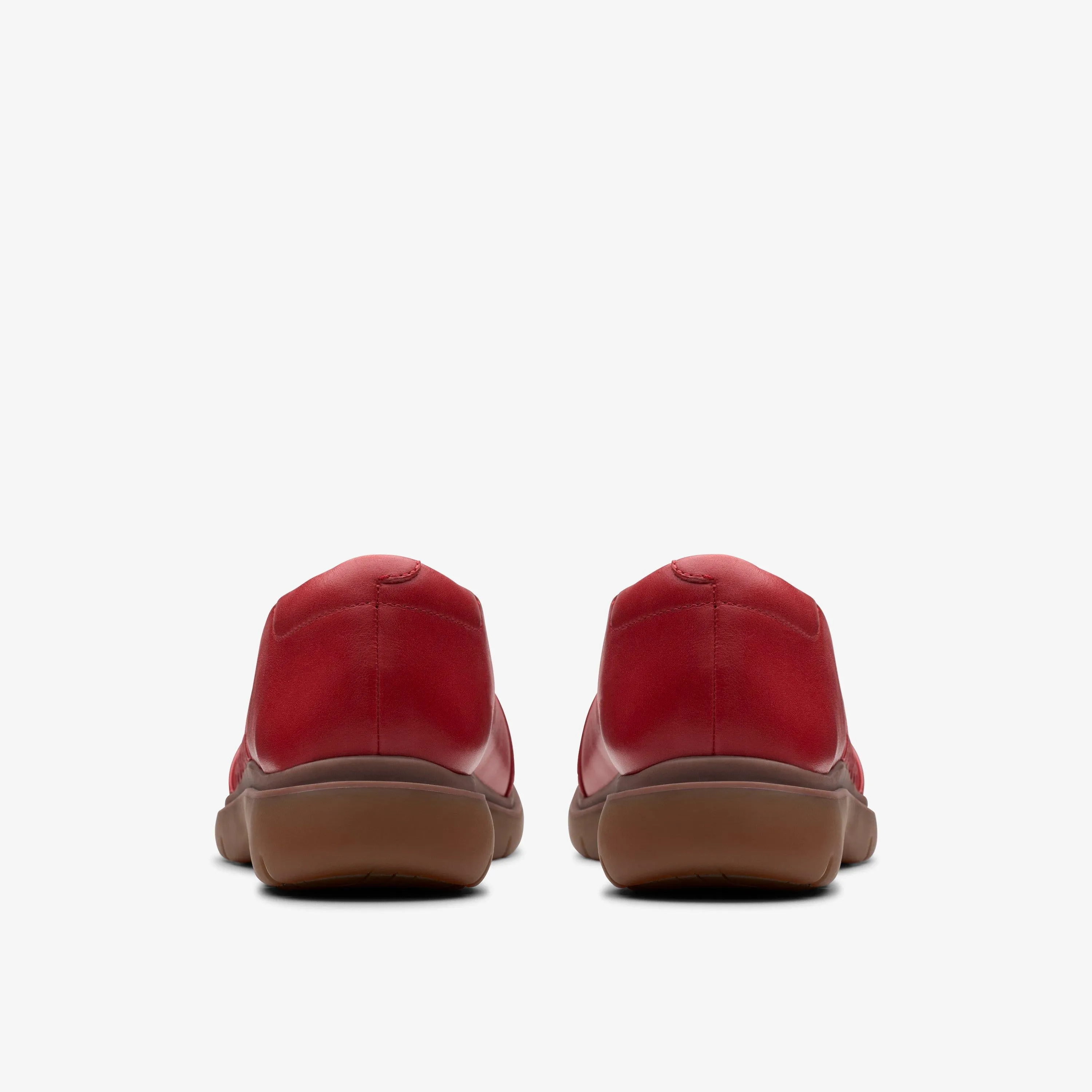Clarks Women's Certina Edge Red Leather 26181430