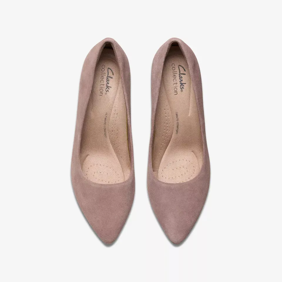 Clarks Women's Kataleyna Gem Mauve Suede