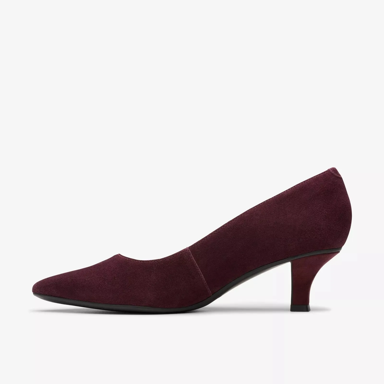 Clarks Women's Kepley Vine Red Leather 26180608