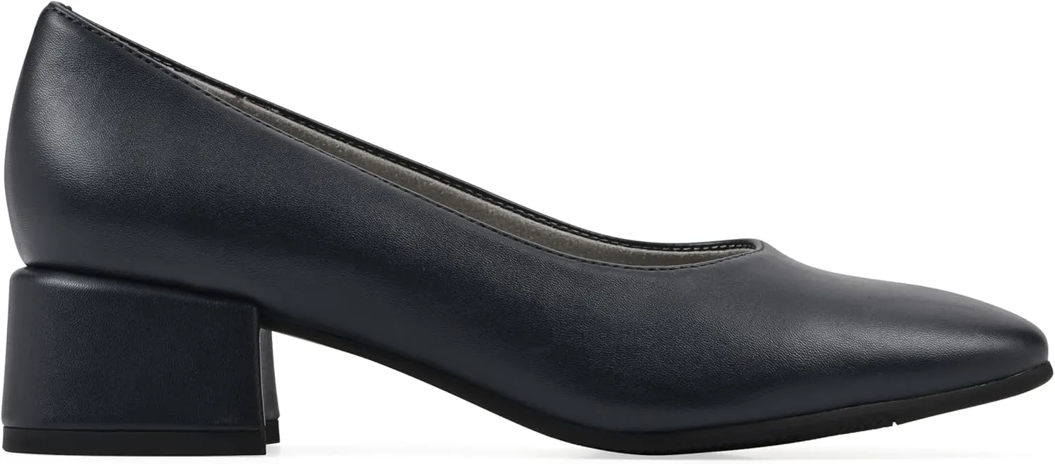 CLIFFS BY WHITE MOUNTAIN Women's Quintesa Cushioned Block Heel Pump