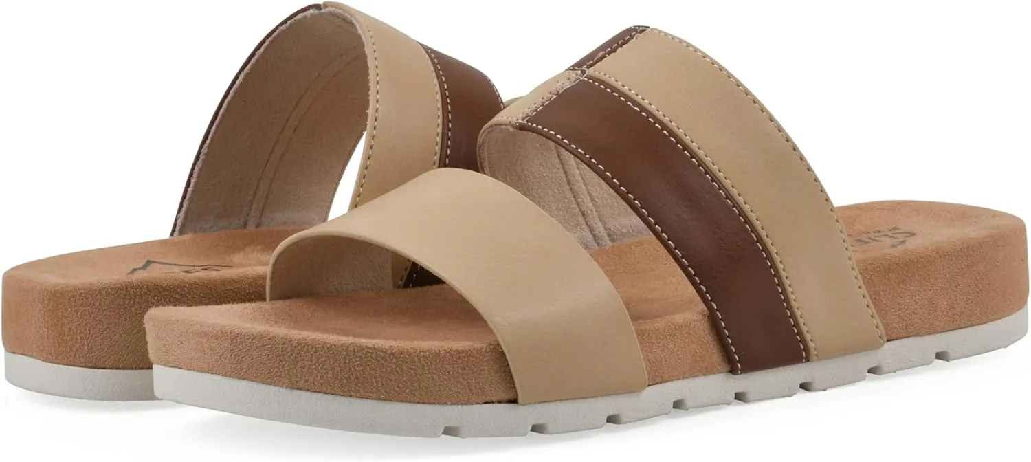 CLIFFS BY WHITE MOUNTAIN Women's Tammy Slide Sandal