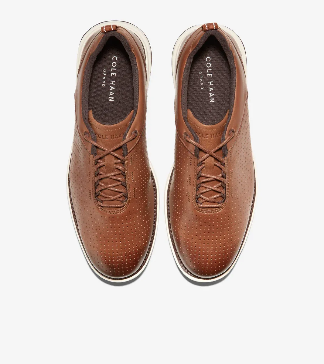 Cole Haan Men's Grand Atlantic Textured British Tan-Madeira-Silver Birch C37746