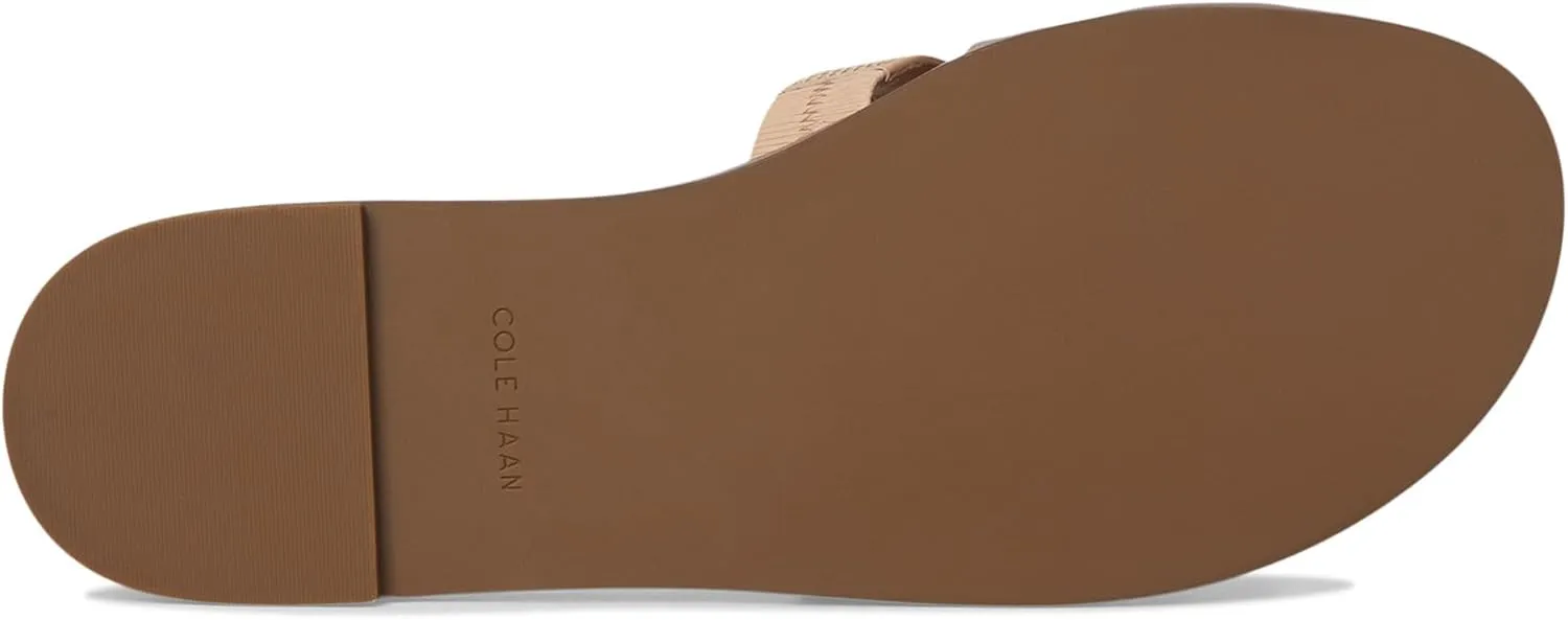 Cole Haan Women's Flynn Slotted Slides Flat Sandal