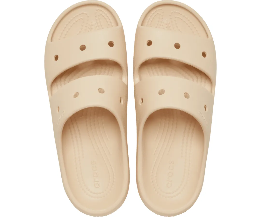 Crocs Classic Sandal 2.0 209403-2DS Unisex US M8-W10 Beige Slip-On Slide ERK465