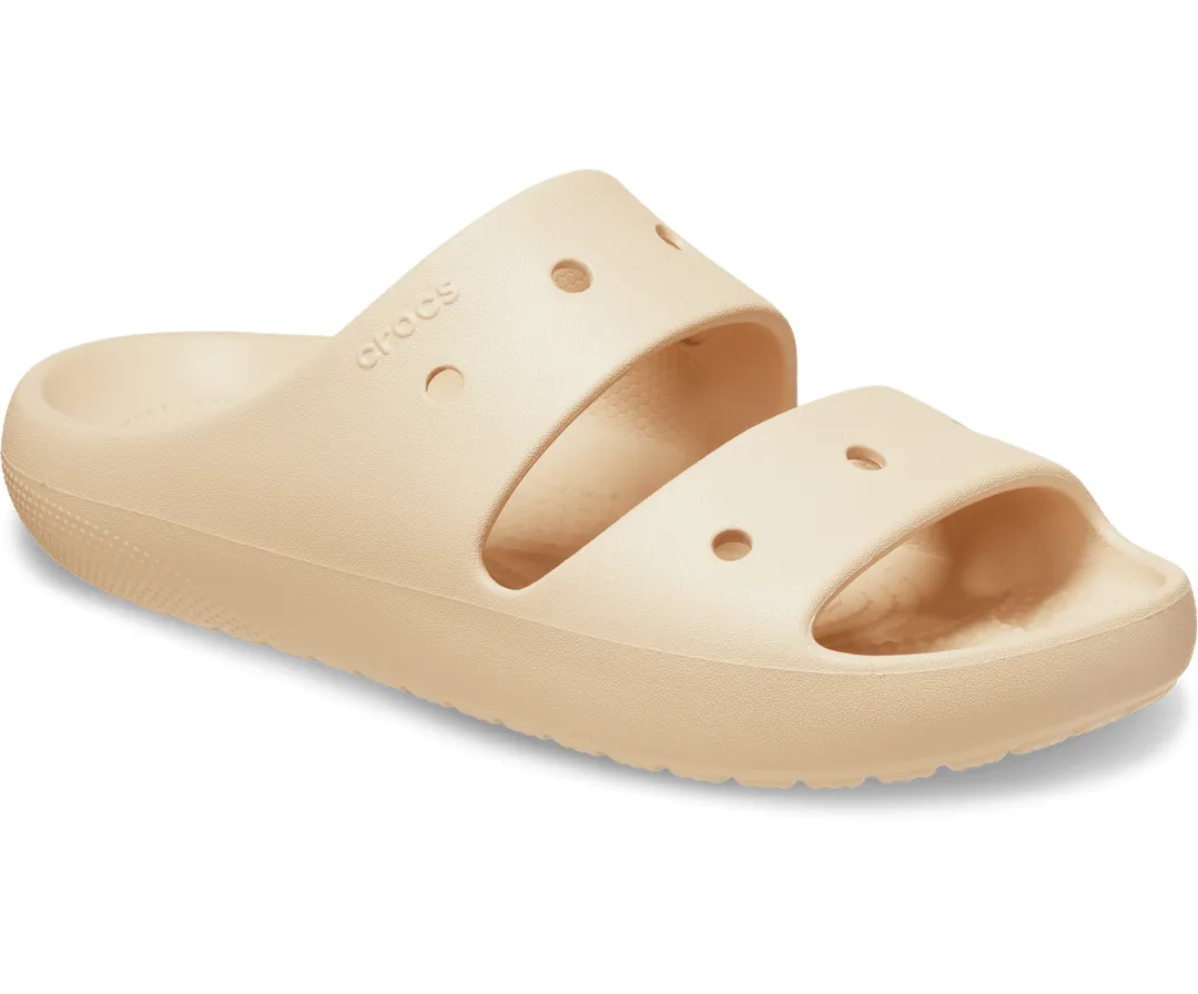 Crocs Classic Sandal 2.0 209403-2DS Unisex US M8-W10 Beige Slip-On Slide ERK465