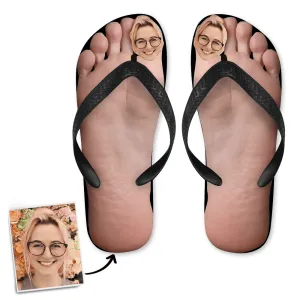 Custom Big Flops Limited-time offer Only available now Flip Photo Toe Face