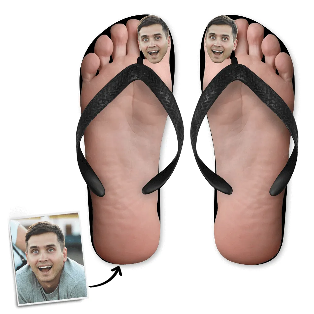 Custom Big Flops Limited-time offer Only available now Flip Photo Toe Face