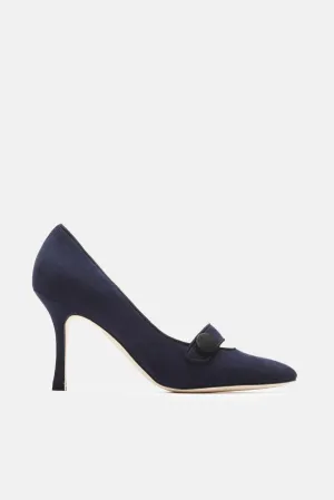 Decampy Pump - Blue Suede