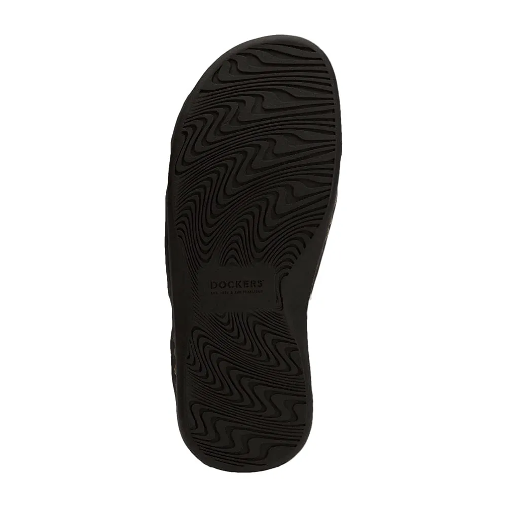 Dockers Men's Slide Sandal, Rust, 10 Wide
