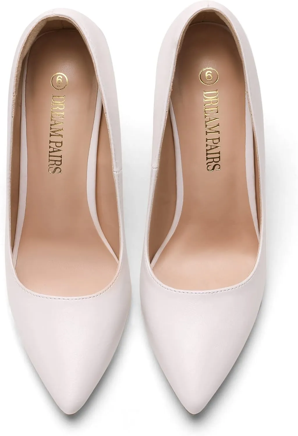 DREAM PAIRS Women's Closed Toe High Heels Dress Pointed Toe Wedding Pump Shoes