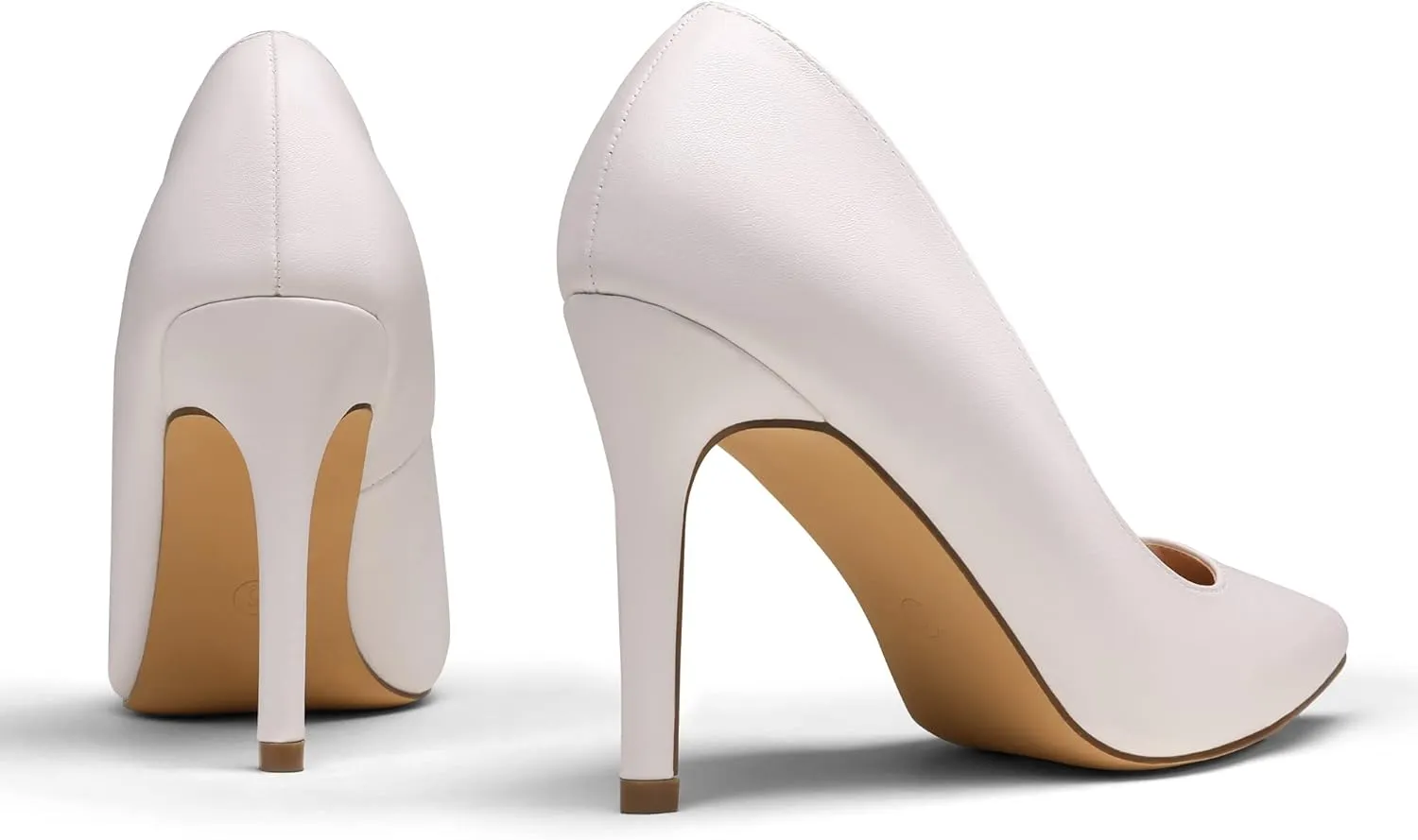 DREAM PAIRS Women's Closed Toe High Heels Dress Pointed Toe Wedding Pump Shoes