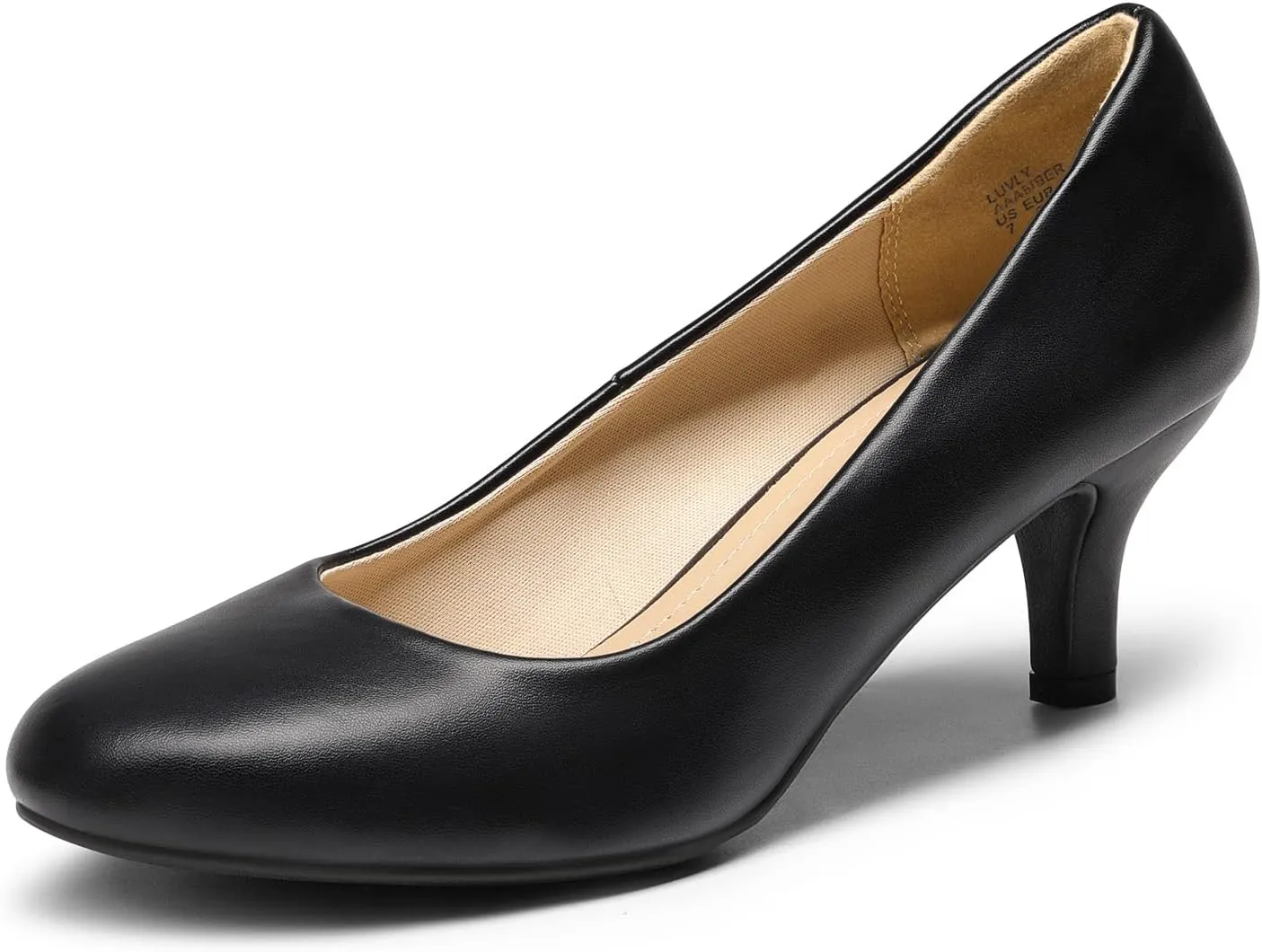 DREAM PAIRS Women's Dress Comfortable Low Heel Pump Shoes