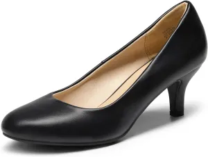 DREAM PAIRS Women's Dress Comfortable Low Heel Pump Shoes