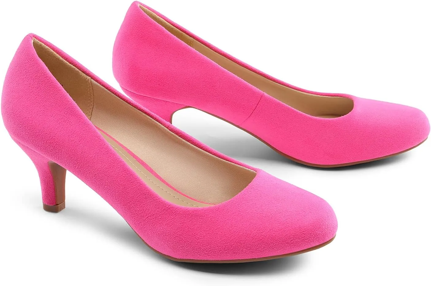 DREAM PAIRS Women's Dress Comfortable Low Heel Pump Shoes