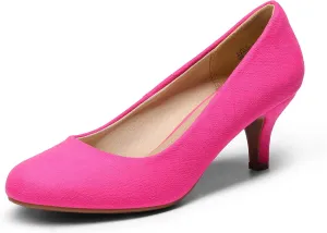 DREAM PAIRS Women's Dress Comfortable Low Heel Pump Shoes
