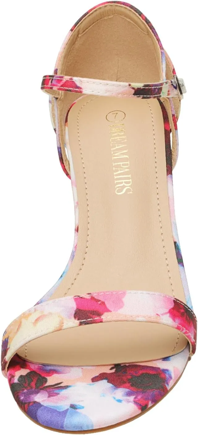 DREAM PAIRS Women's Lexii Fashion Stilettos Open Toe Pump Heel Sandals