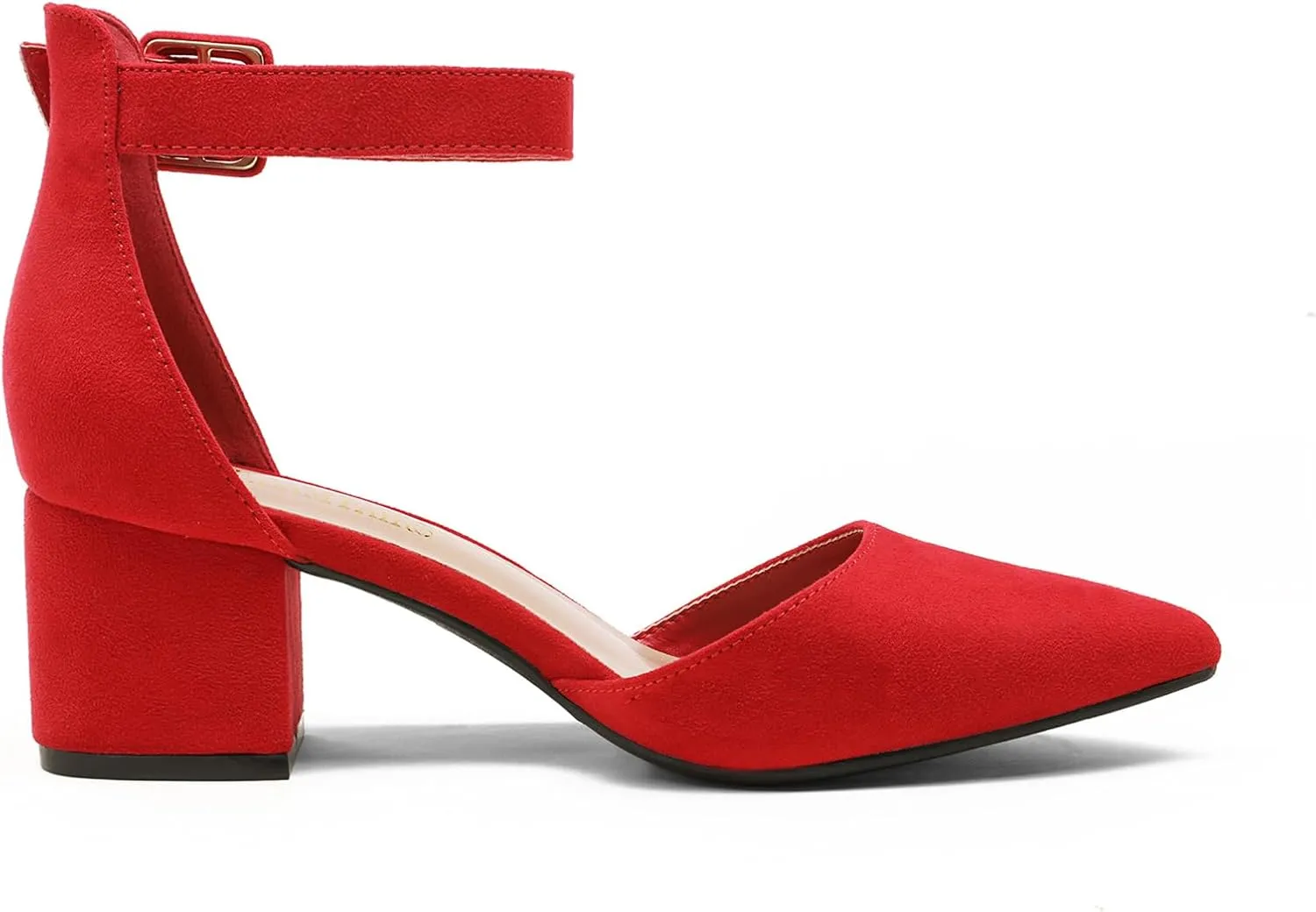 DREAM PAIRS Women's Low Heel Pump Shoes
