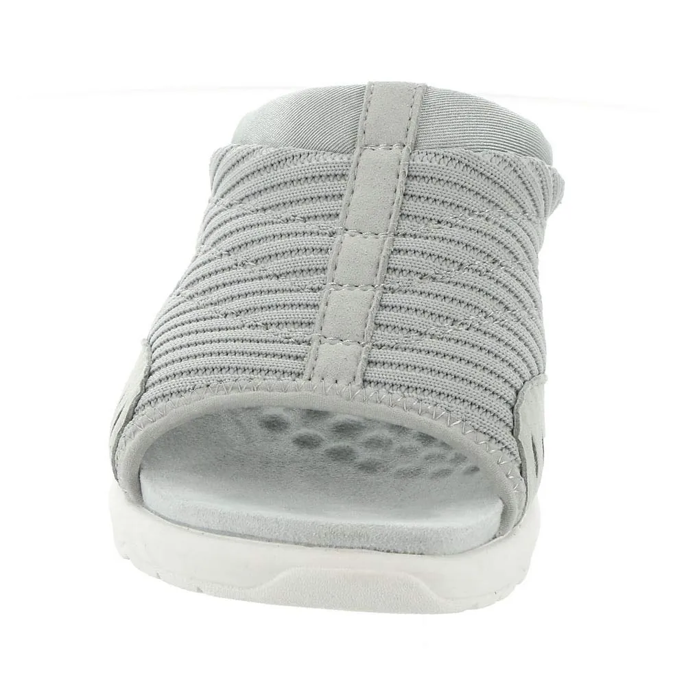 Easy Spirit Women's Traciee2 Slide Sandal, Grey 050, 8 Wide