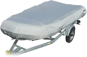 Eevelle Dinghy Boat Cover, Durable, Heavy Duty, Ding Inflatable Boat Cover, 9.5’ L, 10.5’ L, 11.5’ L, 12.5’ L, Silver, Grey, 10.5' long (beam width to 60") (DG-BG)