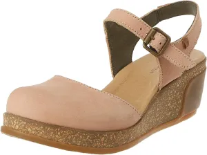 El Naturalista Womens Leaves 5001 Wedge Sandal Shoes, Candy, EU 42 / US 11