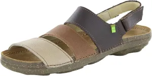 El Naturalista Womens Torcal N317 Sandal Shoes, Wood Mixed, EU 42 / US 11