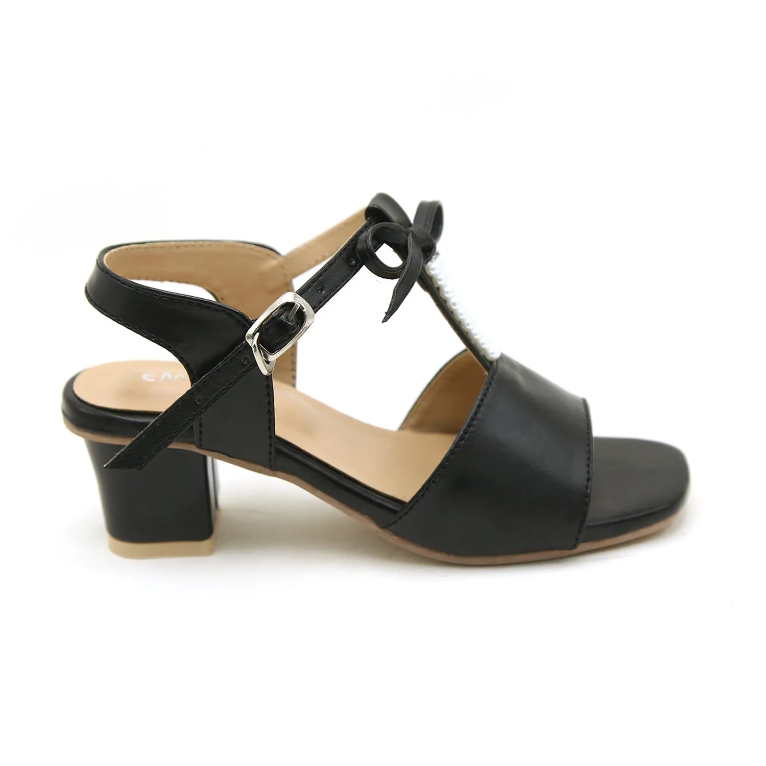 Eminent Girls Heel Sandal - Black