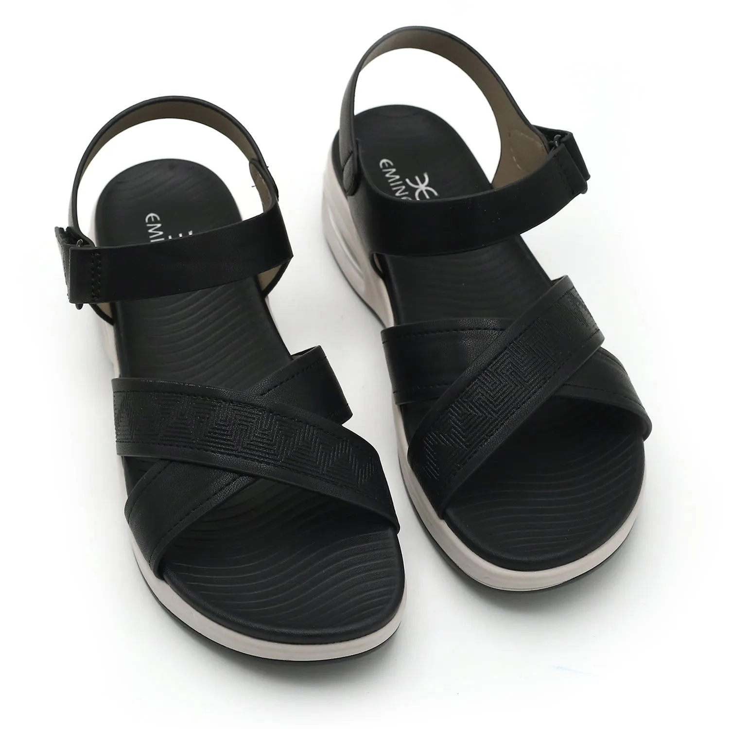 Eminent Women's Softy Sandal - Black
