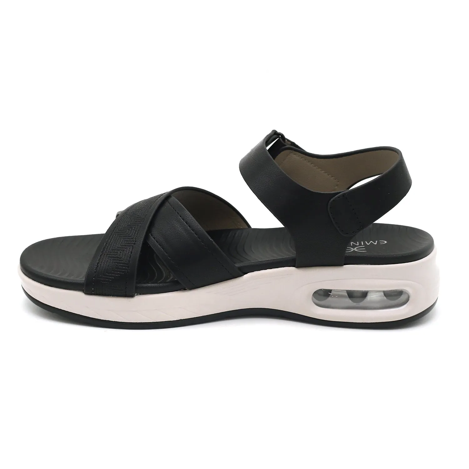 Eminent Women's Softy Sandal - Black